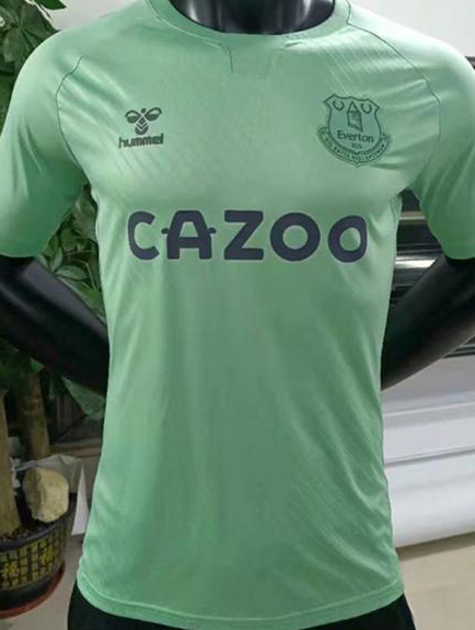 2020/21 Everton Away Green Player Version Soccer Jersey