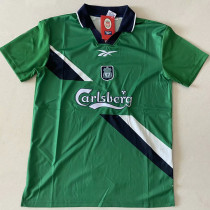 1999/2000 LFC Away Green Retro Soccer Jersey