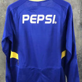 2003/2004 Boca Home Retro Long Sleeve Soccer Jersey