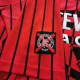 1995/96 Rangers Away Red Retro Soccer Jersey