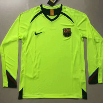 2005/06 BA Away Green Long Sleeve Retro Soccer Jersey