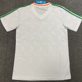 1990 Ireland Away White Retro Soccer Jersey