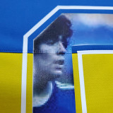 Maradona #10 Boca Home Retro Soccer Jersey 1981 ★★