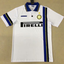 1997/98 In Milan Away White Retro Soccer Jersey