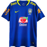 2021 Brazil Away Blue Training Soccer Jersey