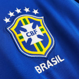 2021 Brazil Away Blue Training Soccer Jersey