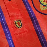 1994 Scotland Away Red Retro Soccer Jersey