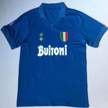 1987-88 Napoli Home Blue Retro Soccer Jersey