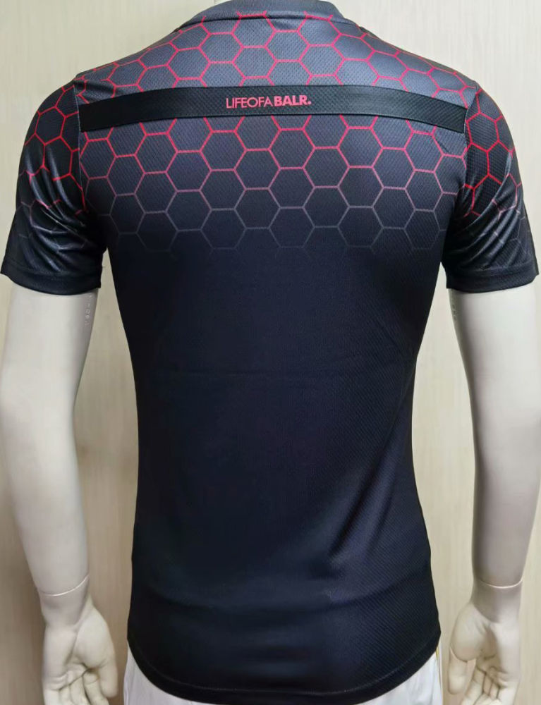 2020 21 Ac Milan Balr Black Player Soccer Jersey