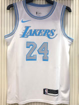 2021 LA Lakers Bryant #24 Limited Edition White NBA Jerseys Hot Pressed