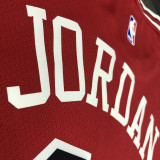 Bulls JDRDAN #45 Red NBA Jerseys Hot Pressed