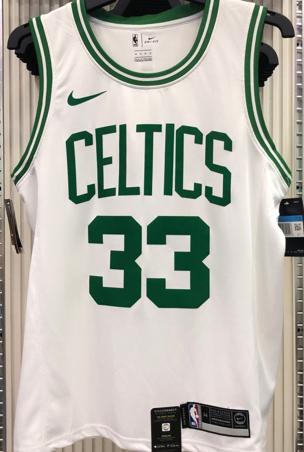 Celtics BIRD #33 White NBA Jerseys Hot Pressed