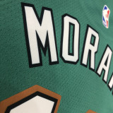 Grizzlies Morant #12 Green NBA Jerseys Hot Pressed