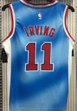 Nets IRVING#11 Limited Edition Blue NBA Jerseys Hot Pressed