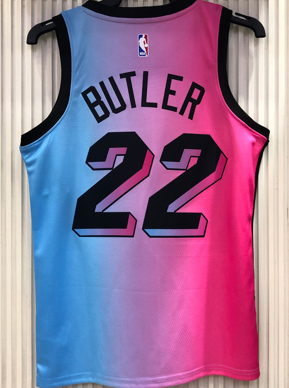 pink and blue nba jersey