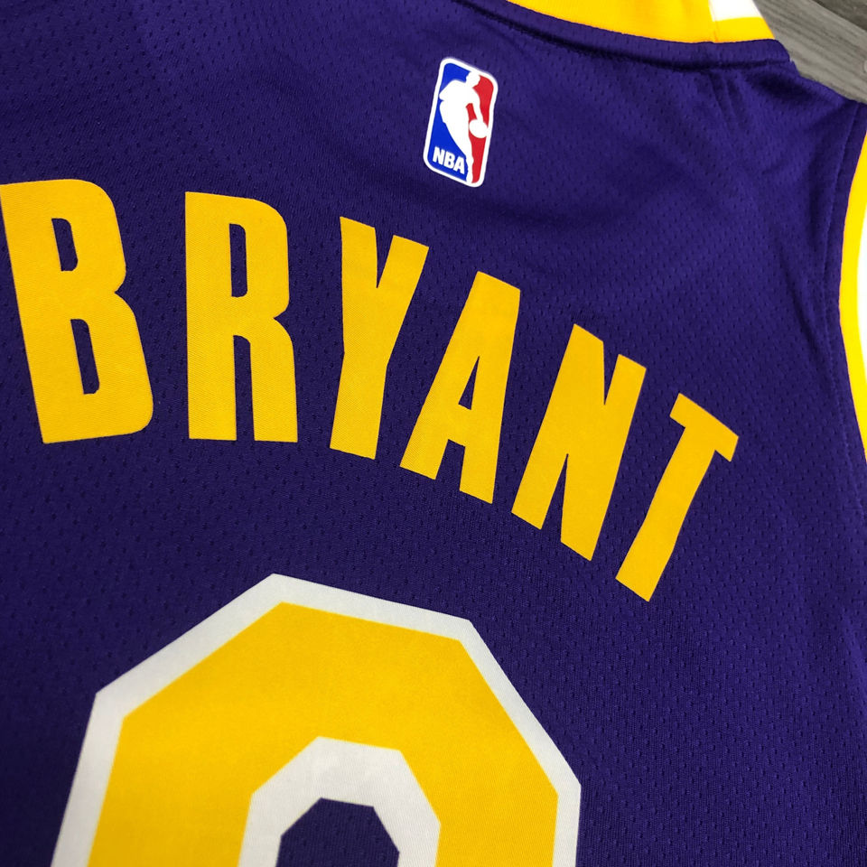 2021 LA Lakers Jordan Bryant # 8 Purple NBA Jerseys Hot ...