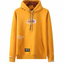 2021 Lakers Aape NBA Yellow Hoody