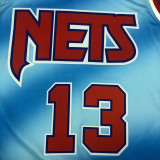 Nets Harden #13 Limited Edition Blue NBA Jerseys Hot Pressed
