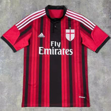2014/2015 AC Milan Home Retro Soccer Jersey