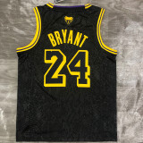 LA Lakers 大蛇款 Bryant #24 Black Snake NBA Jerseys Hot Pressed
