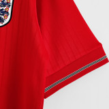 1984/1987 England Away Red Retro Soccer Jersey