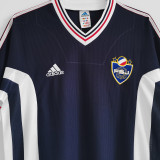 1998 Yugoslavia Home Blue Retro Soccer Jersey