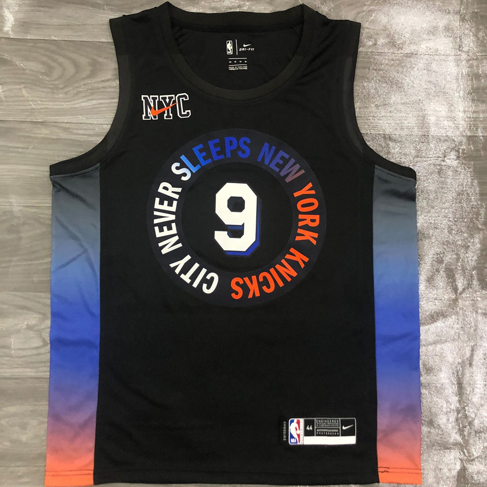 2021 Ny Knicks Barrett 9 City Edition Nba Jerseys Hot Pressed