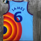 JAMES # 6 Tune Squad Concept NBA Jerseys Hot Pressed