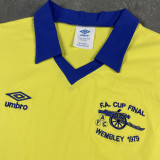 1979 ARSENAL FA CUP FINAL Yellow Retro Long Sleeve Jersey