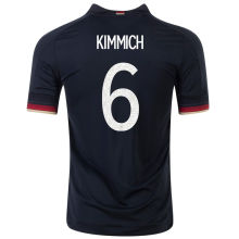 KIMMICH #6 Germany 1:1 Quality Black Fans Soccer Jersey 2020/21