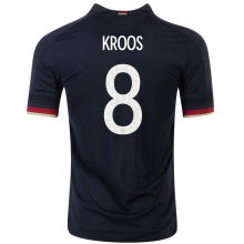 KROOS #8 Germany 1:1 Quality Black Fans Soccer Jersey 2020/21