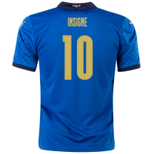 INSIGNE #10 Italy Home 1:1 Quality Fans Soccer Jersey 2020/21