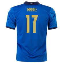 IMMOBILE #17 Italy Home 1:1 Quality Fans Soccer Jersey 2020/21