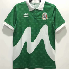 1995 Mexico Home Green Retro Soccer Jersey