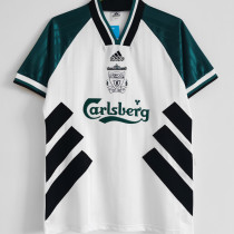 1993/95 LFC Away White Green Retro Soccer Jersey