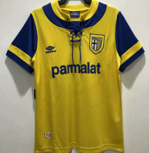 1993/95 Parma Home Yellow Retro Soccer Jersey