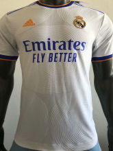 2021/22 RM Home White Player Version Soccer Jersey