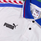 1996 Czech Away White Retro Soccer Jersey