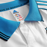 1998/1999 Marseille Home White Retro Soccer Jersey