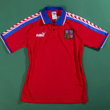 1996 Czech Home Red Retro Soccer Jersey