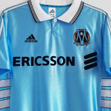 1998/1999 Marseille Away Blue Retro Soccer Jersey