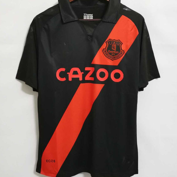 2021/22 Everton Away Black Fans Soccer Jersey