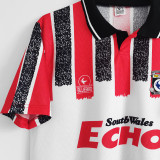 1990 Cardiff City Red Retro Soccer Jersey