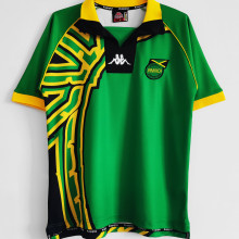 1998 JAMAICA  Away Green Retro Soccer Jersey