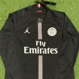 2018/19 PSG JD Black Long Sleeve Soccer Jersey