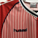 1986 Denmark Home Red Retro Soccer Jersey