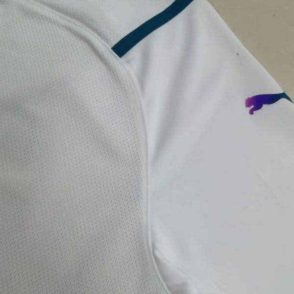 2021/22 Man City Away White Player Version Soccer Jersey