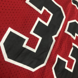 PIPPEN # 33 Bulls Red Mitchell Ness Retro Jerseys