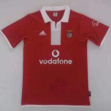 2004/2005 Ben-fica Home Red Retro Soccer Jersey