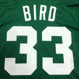 BIRD # 33 CELTICS Green Mitchell Ness Retro Jerseys